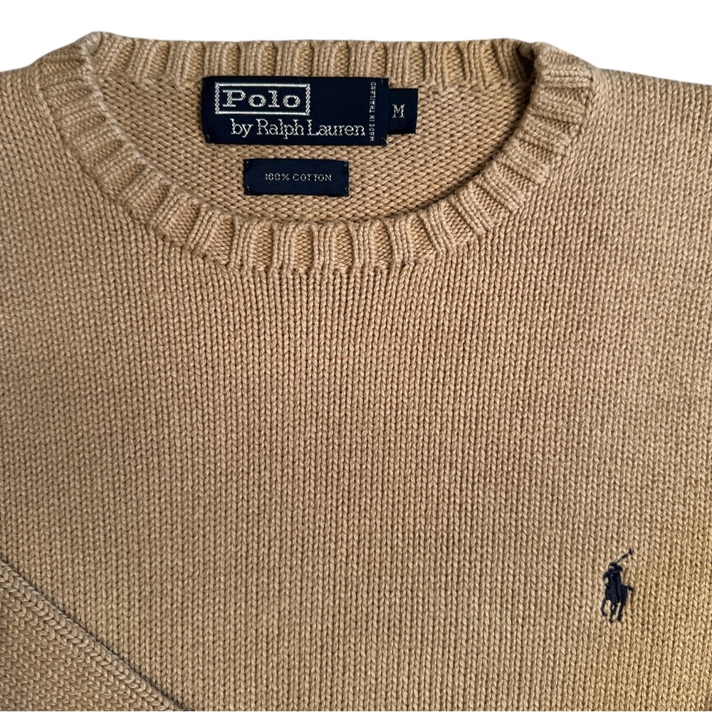 Polo Ralph Lauren Men's Tan Crewneck Sweater
